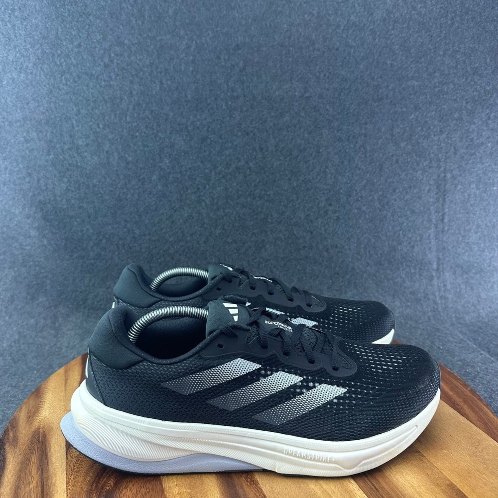 Adidas Supernova Solution Mens 10.5 Black Sneakers Athletic Shoes IF3005